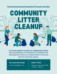 Community Litter Clean Up August 2026